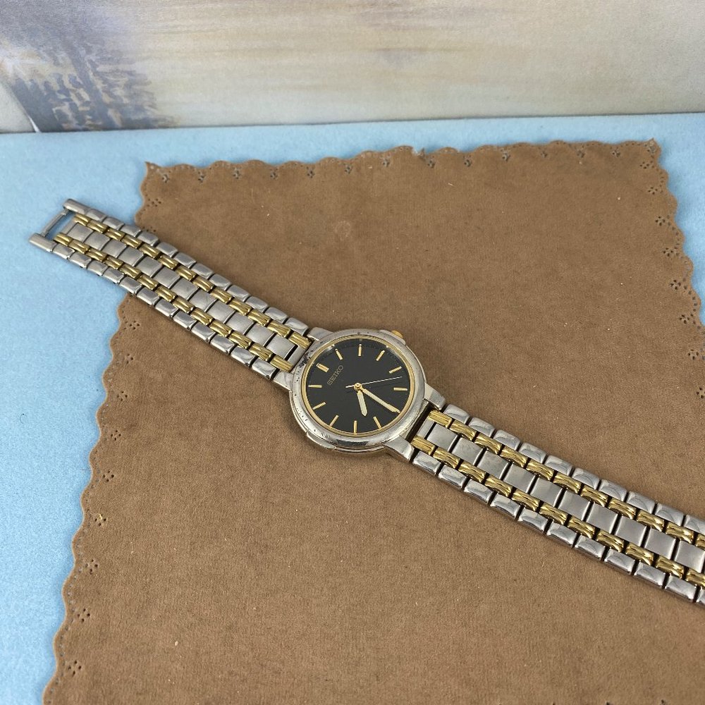 SOLD Vintage Seiko Two Tone Gold Stainless Steel Watch